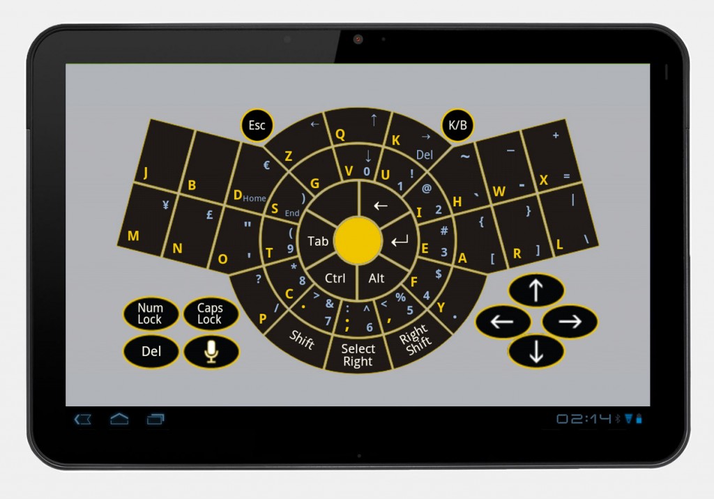 Products include PC wireless keyboard combosets & Android App